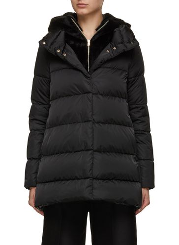 Faux Fur Lined Midi Puffer Jacket - HERNO - Modalova