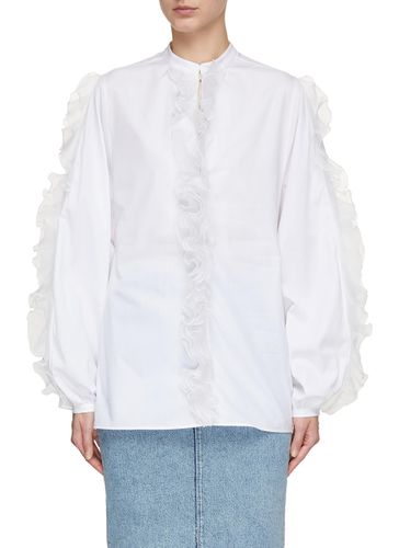 Organza Ruffle Shirt - GIAMBATTISTA VALLI - Modalova