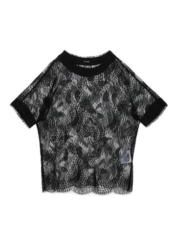 Silk Trim Lace Top - KITON - Modalova