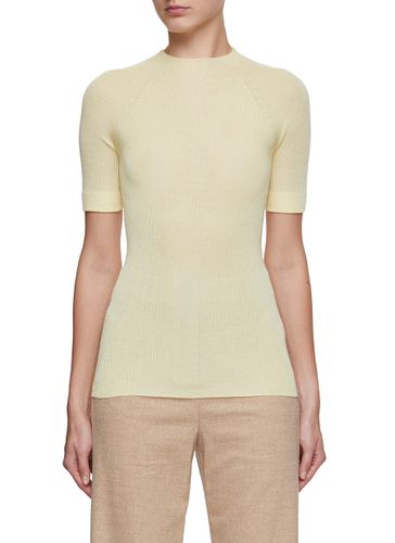 Cashmere Silk Blend Ribbed Knit Top - SA SU PHI - Modalova