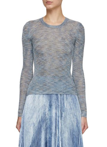 Ribbed Lurex Knit Top - ERMANNO SCERVINO - Modalova