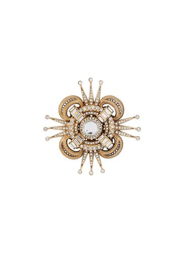 Brass Crystal Star Brooch - THOT GIOIELLI - Modalova