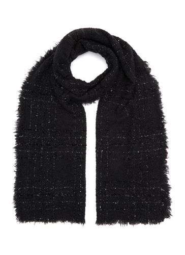 Frayed Edge Wool Blend Scarf - FALIERO SARTI - Modalova