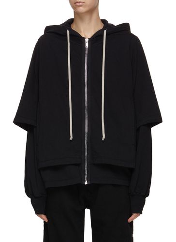 Hustler Hooded Jacket - RICK OWENS DRKSHDW - Modalova