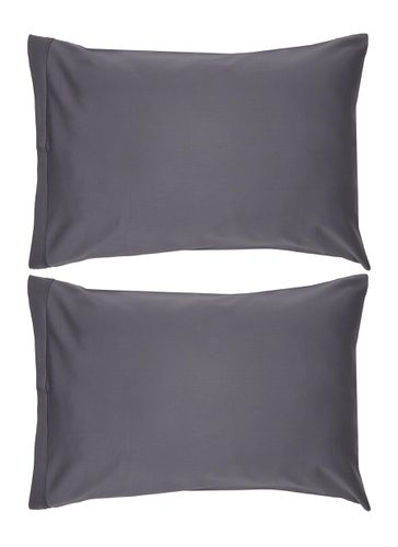 Bandhini Pillowcase Set of 2 - Grey - MALABAR BABY - Modalova