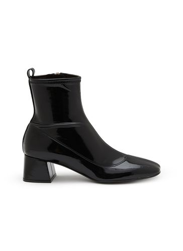 Latex Stretch Leather Ankle Boots - SERGIO ROSSI - Modalova