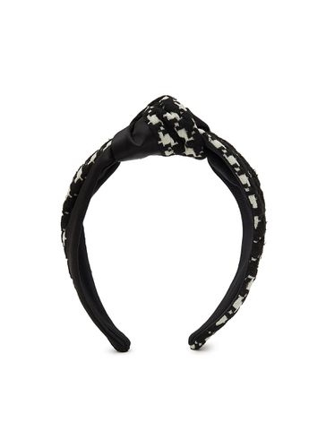 Blair Houndstooth Turban Headband - JENNIFER OUELLETTE - Modalova