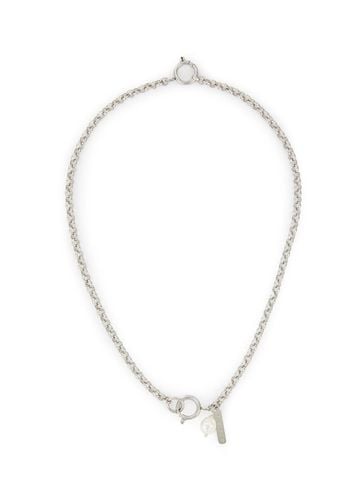 Blair Palladium Plated Crystal Pearl Necklace - JUSTINE CLENQUET - Modalova