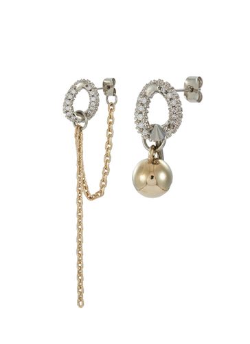 Darcy 24K Gold Palladium Plated Crystal Earrings - JUSTINE CLENQUET - Modalova