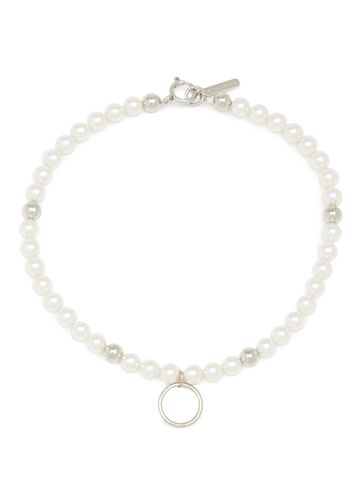 Leeloo Palladium Plated Brass Crystal Pearl Necklace - JUSTINE CLENQUET - Modalova