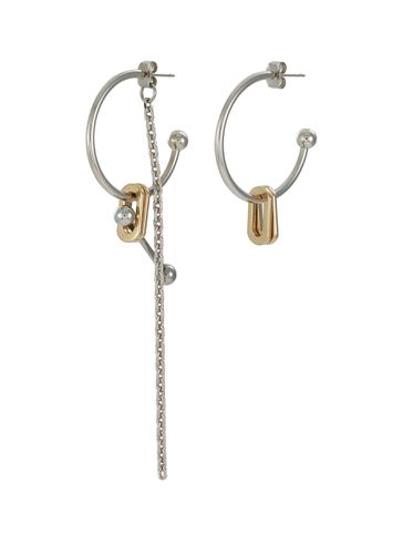 Evie Palladium Plated Brass Earrings - JUSTINE CLENQUET - Modalova
