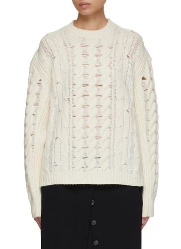 Oversized Aran Knit Sweater - MARIA MCMANUS - Modalova