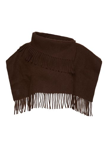 High Neck Fringe Shawl - BY MALENE BIRGER - Modalova