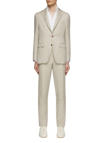 Kei Single Breasted Linen Silk Suit - CANALI - Modalova