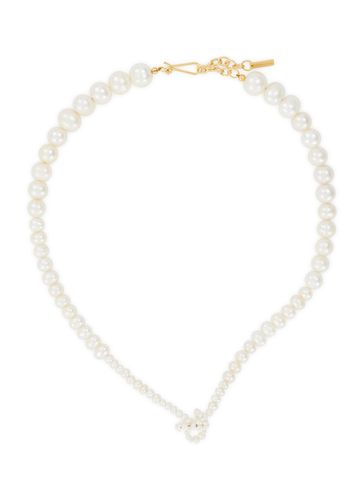 Loop‐the‐Loop Freshwater Pearl 14K Gold Plated Sterling Silver Necklace - COMPLETEDWORKS - Modalova
