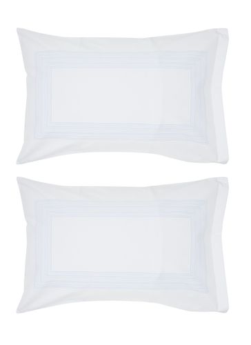 Exquise Pillow Case Set of 2 - Sky Blue - CELSO DE LEMOS - Modalova