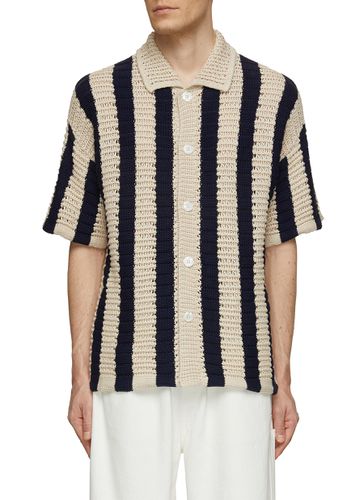 Thomas Short Sleeve Stripe Crochet Shirt - ORLEBAR BROWN - Modalova