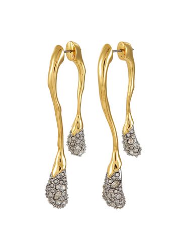Solanales Crystal Embellished Double Drop Earring - ALEXIS BITTAR - Modalova