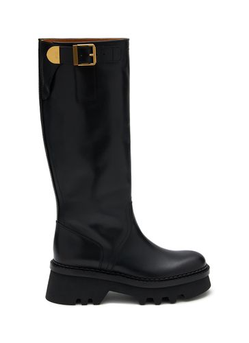 Owena Tall Leather Boots - CHLOÉ - Modalova
