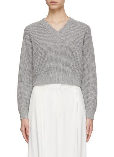 Sequin Embellished Knit Sweater - BRUNELLO CUCINELLI - Modalova