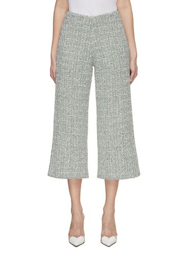 Cropped Tweed Knit Pants - BRUNO MANETTI - Modalova