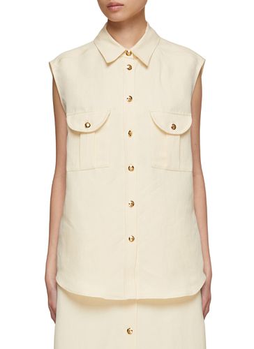 Savannah Linen Silk Shirt - BLAZÉ MILANO - Modalova