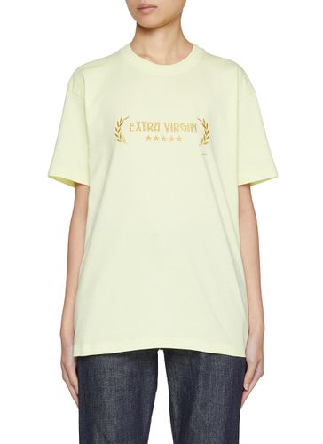 Leon Extra Virgin Crewneck Cotton T-Shirt - EYTYS - Modalova