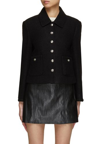Classic Tweed Collar Jacket - DUNST - Modalova