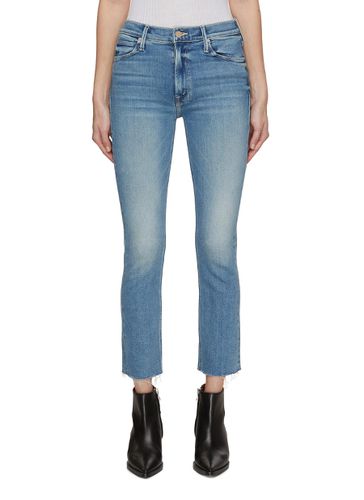 The Mid Rise Dazzler Ankle Fray Jeans - MOTHER - Modalova