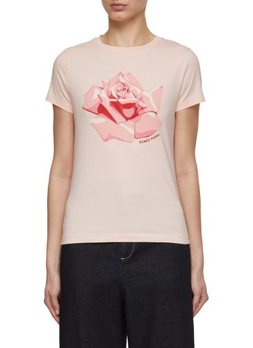 Kenzo Rose Classic T-shirt - KENZO - Modalova