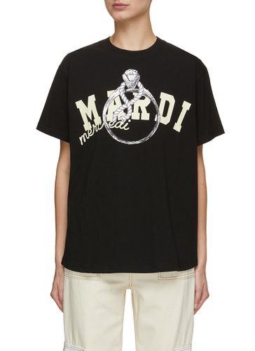 Ring With Rock Print T-Shirt - MARDI MERCREDI - Modalova