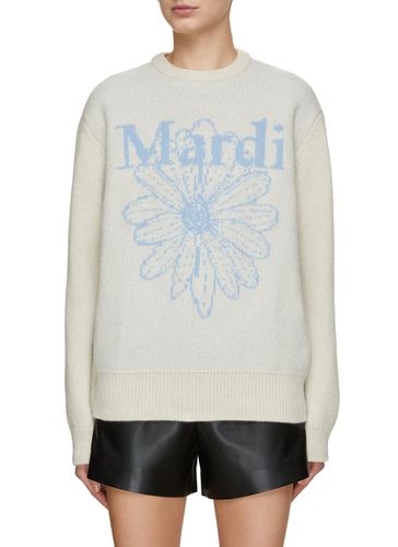 Flower Intarsia Sweater - MARDI MERCREDI - Modalova