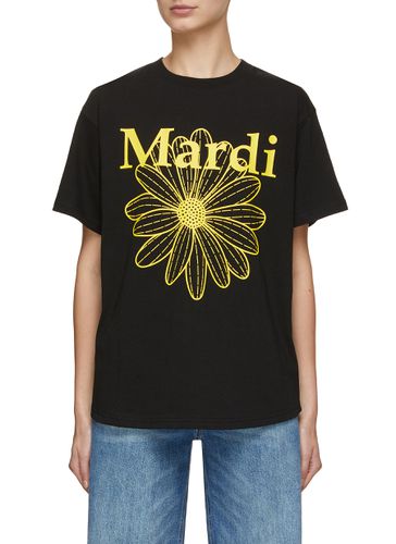 Flower Embroidered T-Shirt - MARDI MERCREDI - Modalova