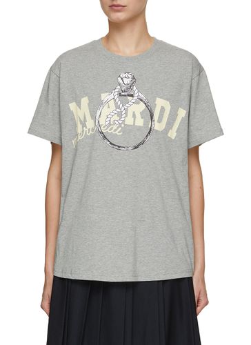 Ring With Rock Print T-Shirt - MARDI MERCREDI - Modalova