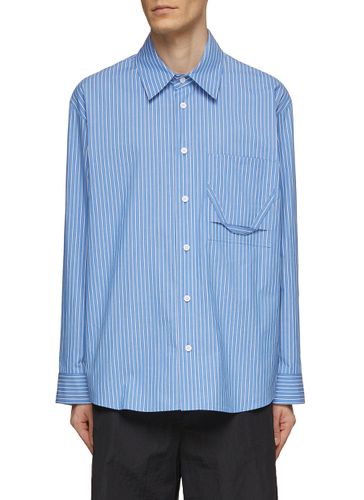 Striped Chest Pocket Shirt - SOLID HOMME - Modalova