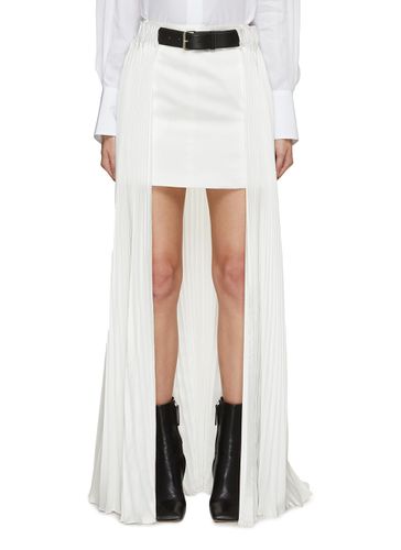 High Low Hem Pleated Wrap Around Skirt - PETER DO - Modalova