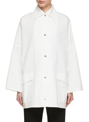 Cotton Twill Overshirt Jacket - TOTEME - Modalova