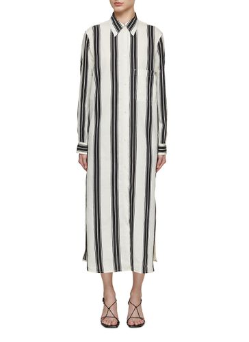 Jacquard Striped Tunic Dress - TOTEME - Modalova