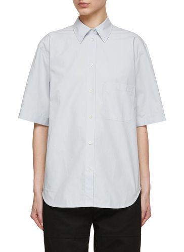 Short Sleeve Poplin Shirt - TOTEME - Modalova