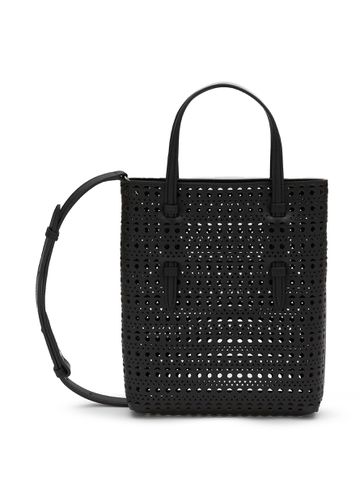 Mina N/S Perforated Leather Tote Bag - ALAÏA - Modalova