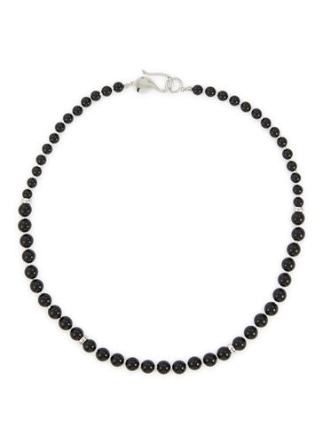 Onyx Plated Sterling Silver Necklace - NUMBERING - Modalova