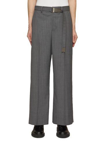 Belted Stripe Pants - SACAI - Modalova