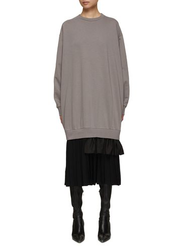 Pleated Skirt Sweater Dress - MM6 MAISON MARGIELA - Modalova