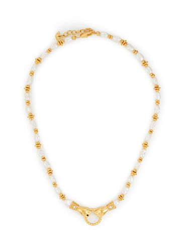 X Harris Reed In Good Hands Pearl 18K Gold Plated Brass Necklace - MISSOMA - Modalova