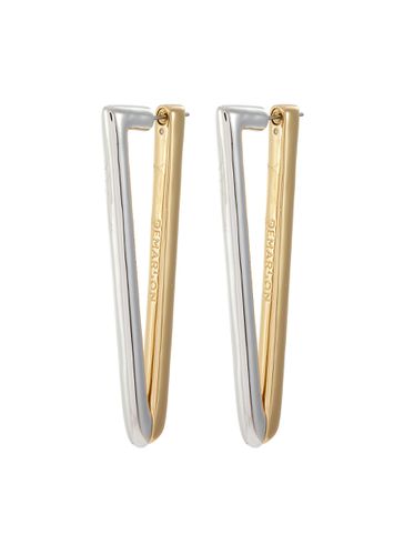 Vita 12K Gold Sliver Plated Earrings - DEMARSON - Modalova