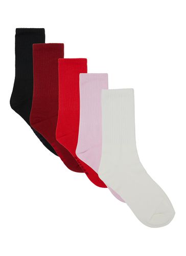 Cotton Rib Sport Socks - Set Of 5 - SKIMS - Modalova