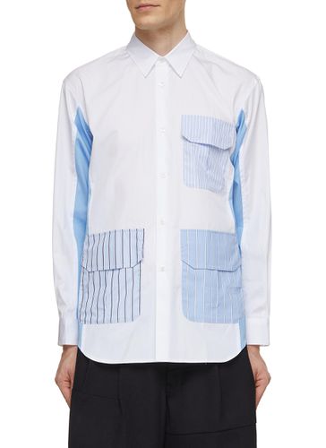 Multi Striped Pocket Cotton Shirt - COMME DES GARÇONS SHIRT - Modalova