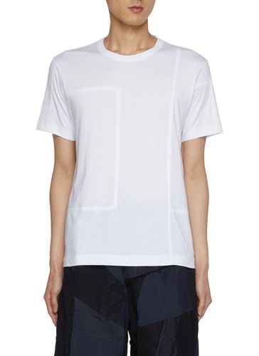 Patchwork Crewneck Cotton T-Shirt - COMME DES GARÇONS SHIRT - Modalova