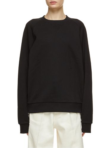 Zipper Detail Cotton Sweatshirt - SETCHU - Modalova