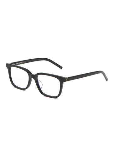 Square Frame Acetate Optical Glasses - SAINT LAURENT - Modalova